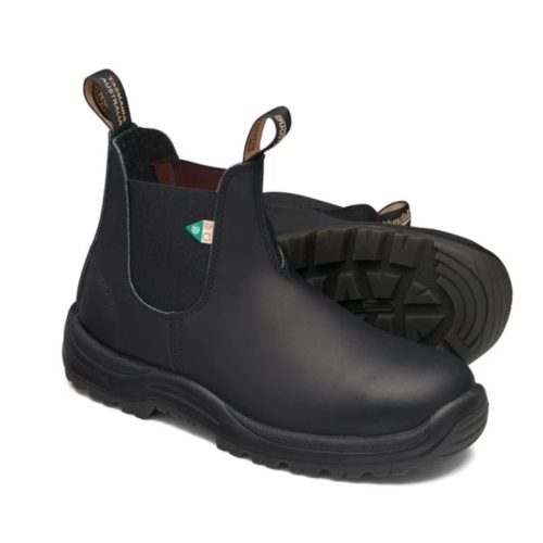 163 163 steel toe black black d