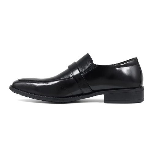 20186 abram moc toe slip on black c