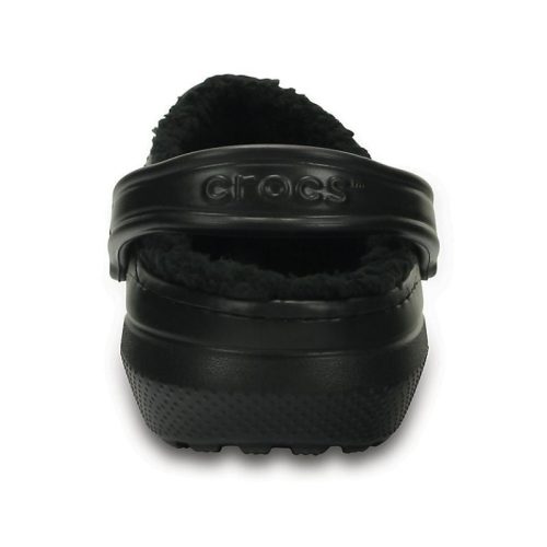 203591 classic lined clog black f