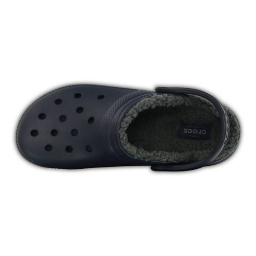 203591 classic lined clog navy charcoal d