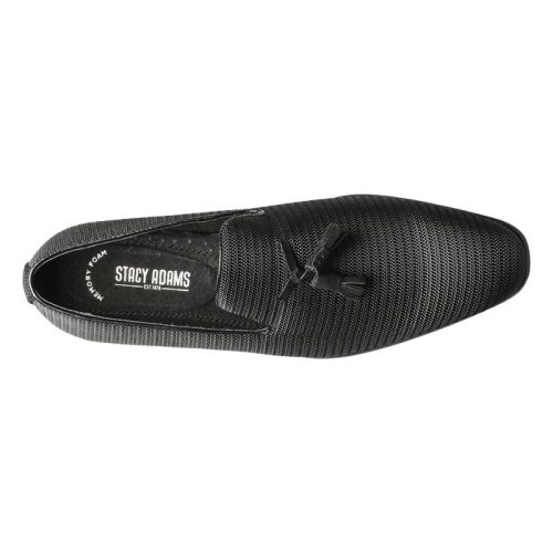 25343 tazewell plain tassel slip on black d