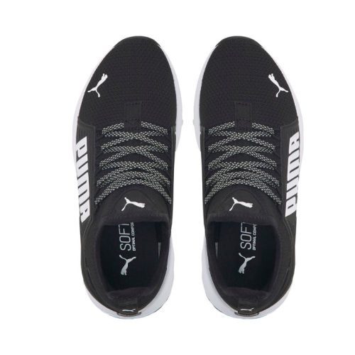 376560 softride premier slip on jr black white d