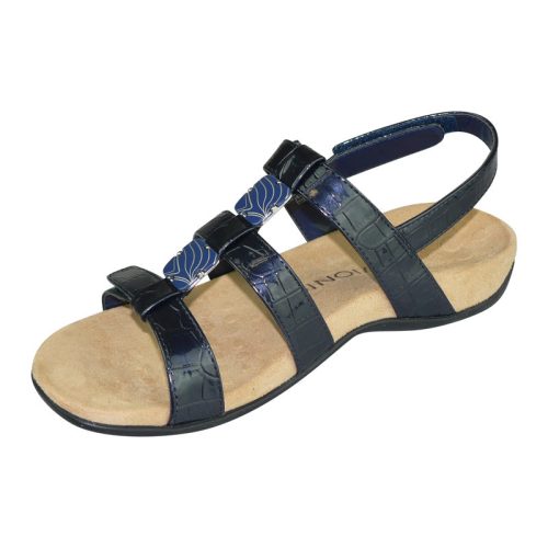 44amber amber sling sandal navy c