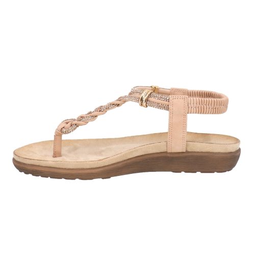 T24108 trisha braided sandal pink c