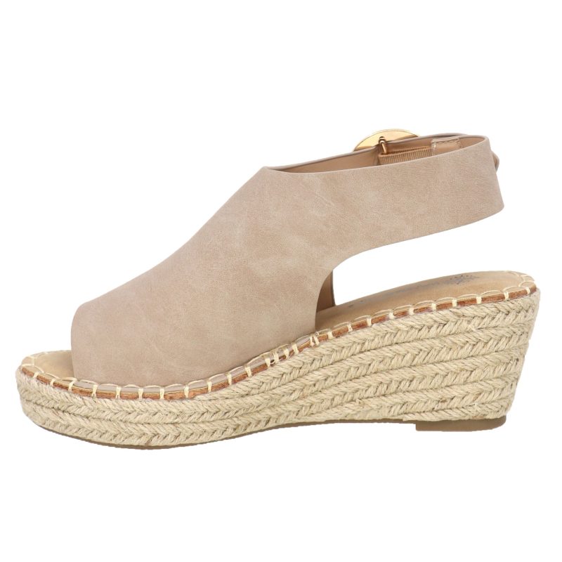 T24116 sasha wedge sandal beige c