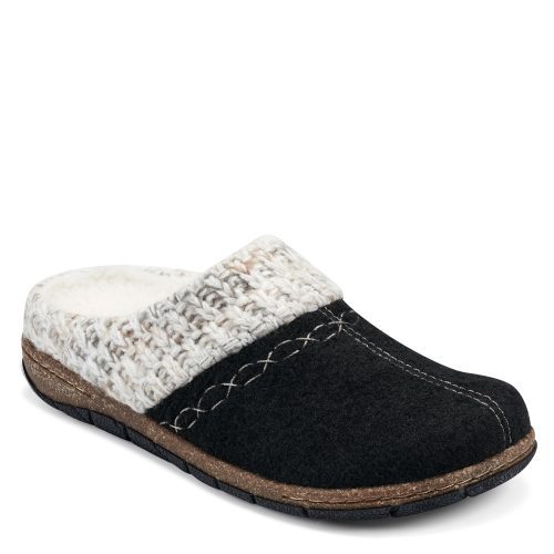 elana elana slipper black b