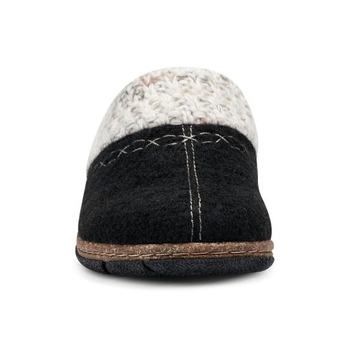 elana elana slipper black d