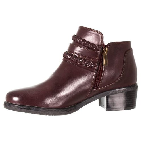 t19630 misty low bootie burgundy b