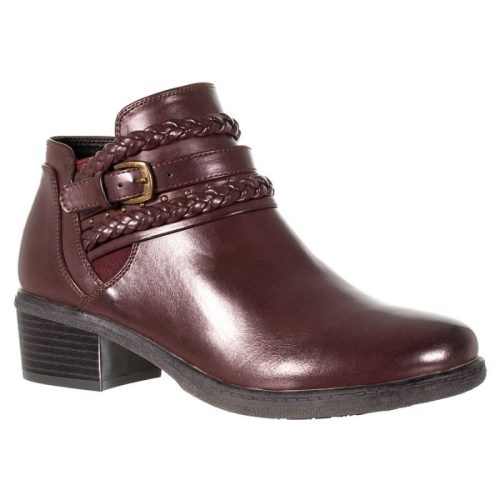 t19630 misty low bootie burgundy c