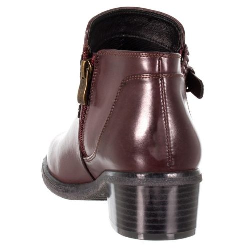 t19630 misty low bootie burgundy e