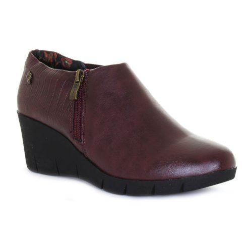 t21210 tara wedge casual burgundy b