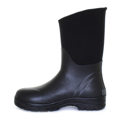 t22120 mens all season rubber boot black black c