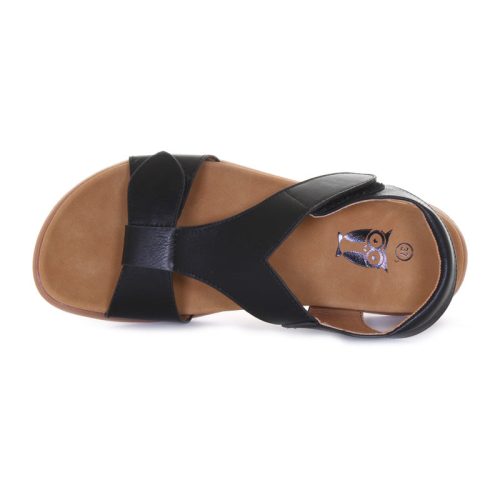 t23157 loli s4024 2 velcro sandal black d