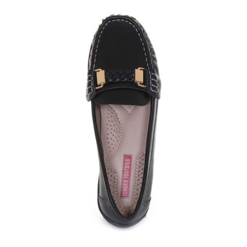 t23165 ella loafer black d