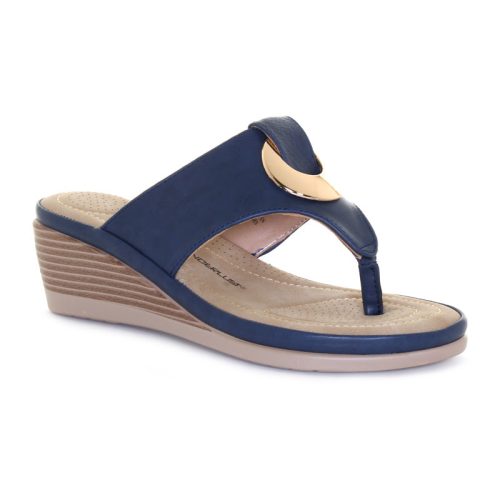 t23276 vicky thong sandal navy b