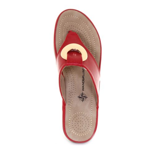 t23276 vicky thong sandal red d