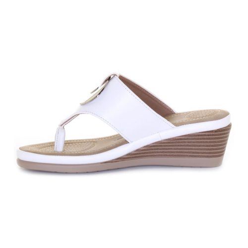 t23276 vicky thong sandal white c