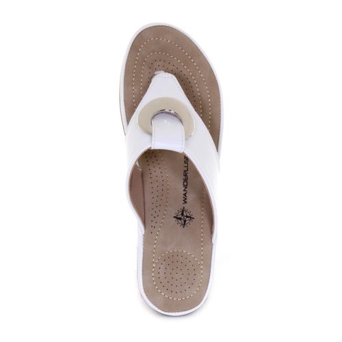 t23276 vicky thong sandal white d