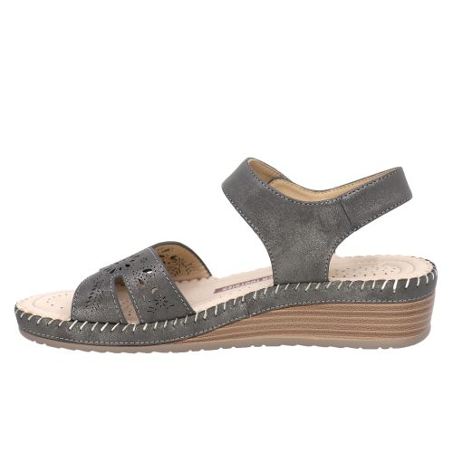 t24110 cindy sandal pewter c