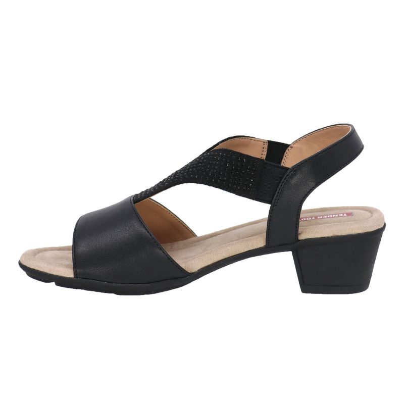 t24117 annie sandal black c