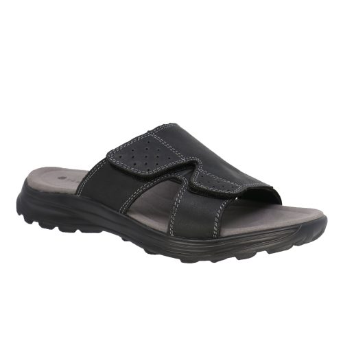 t24118 mens velcro sandal black b