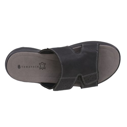 t24118 mens velcro sandal black d