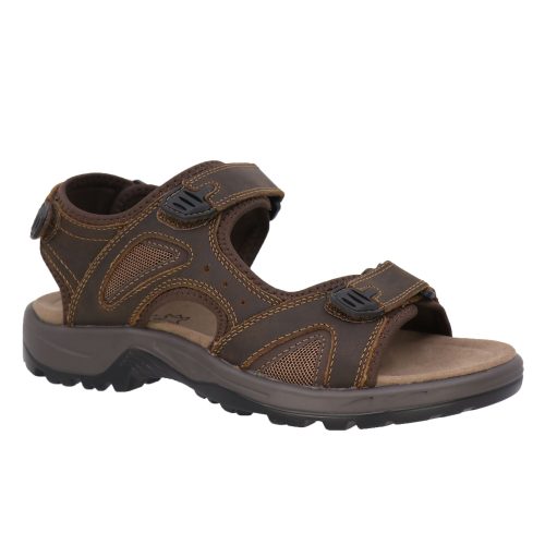 t24120 mens carlos sandal brown b