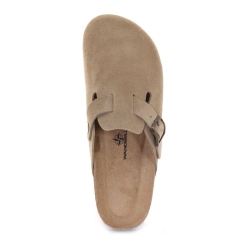 t24140 mens riva soft footbed clog taupe d