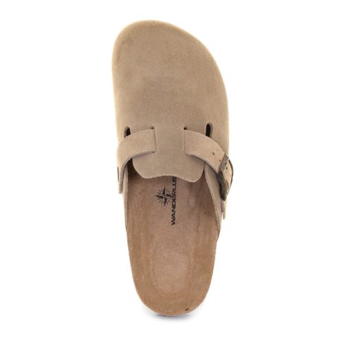 t24141 womens riva soft footbed clog taupe d