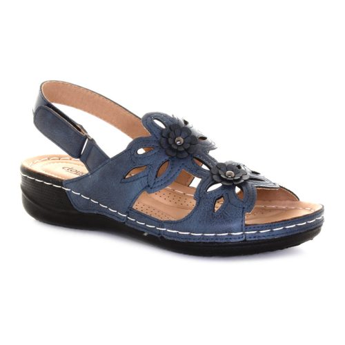 t24248 fran sandal navy b